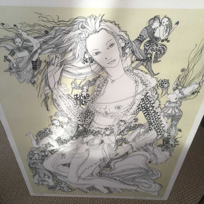 Litografia original de Françoise Muller