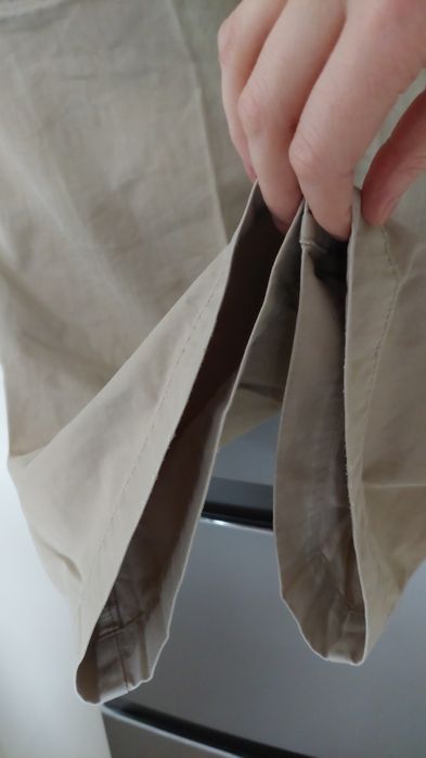 Beżowe spodnie bawełniane Tommy Hilfiger