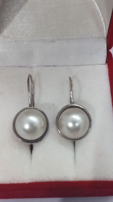 Серьги серебро 925пр.875пр.