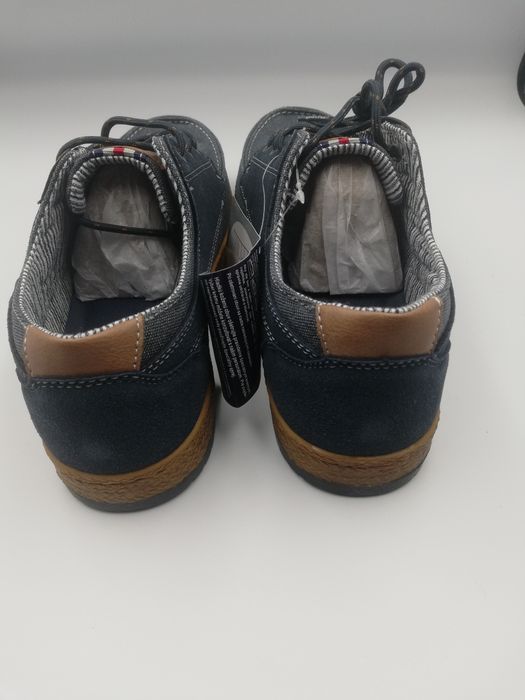 Buty męskie granatowe Dżins przecierany rozmiar 42
