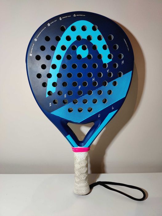 Raquete Padel Head Zephyr + Bolsa Original + Punho Hesacore Bullpadel