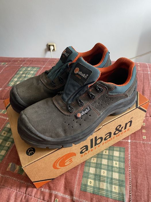 Sapato Seguranca camurça biqueira de aço