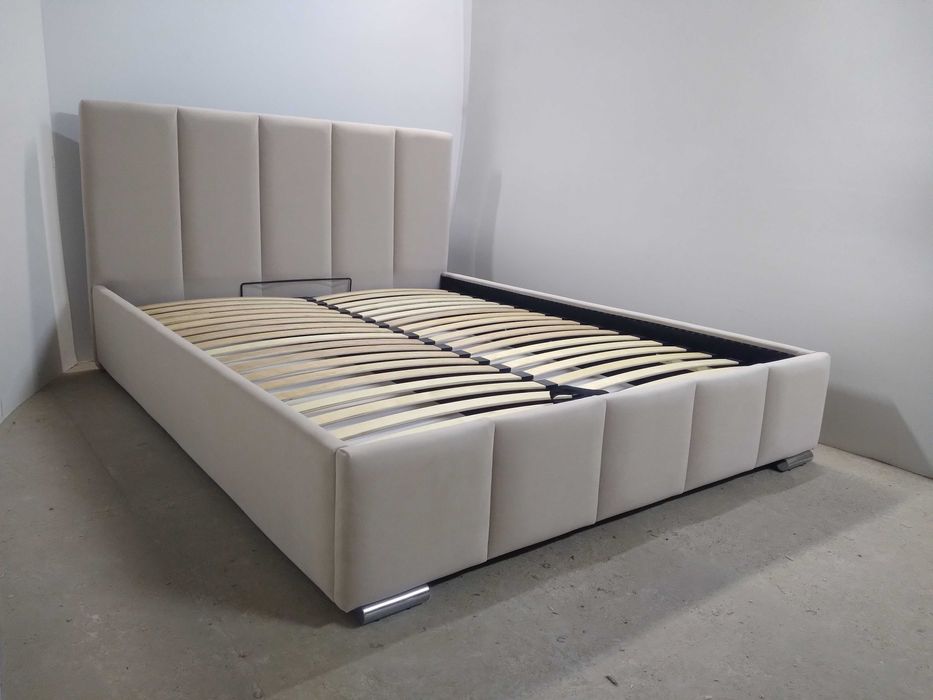 " PRODUCENT " Łóżko Tapicerowane Stelaż Metalowy Pojemnik