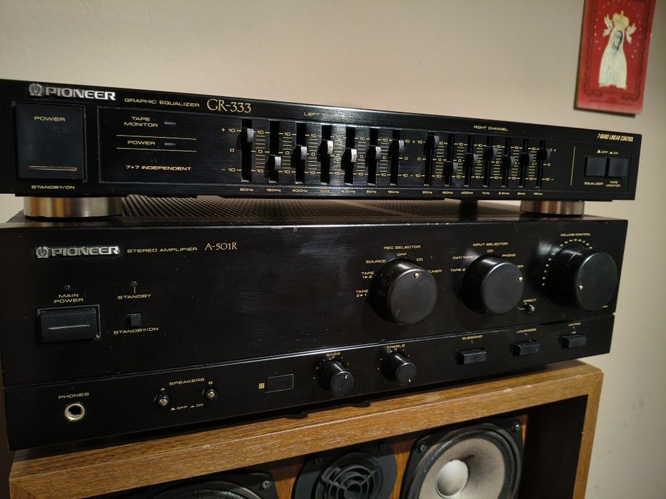 Wzmacniacz Pioneer i korektor