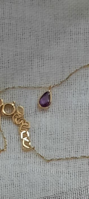 Prześliczna celebrytka pr585 z ametystem