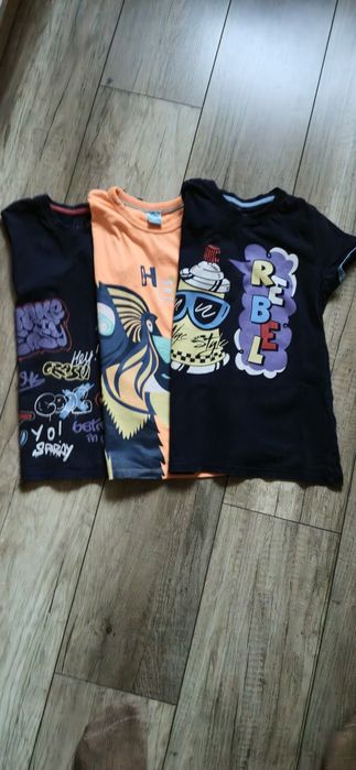 Koszulki chłopięce 128