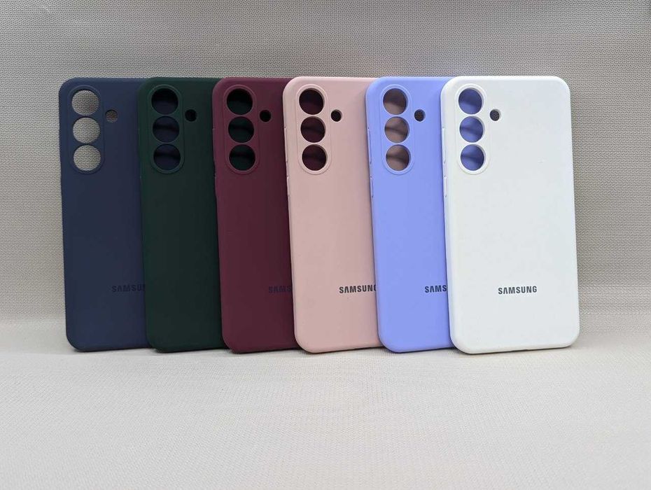 Топ! Samsung S25 FE с логотипом Противоударный чехол софт тач