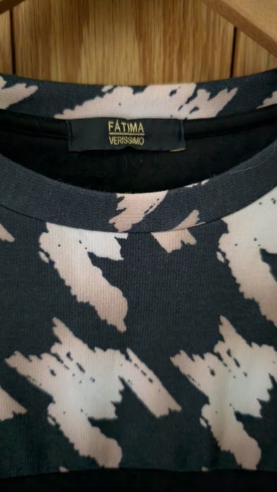 Vestido forrado quentinho Marca Fátima Veríssimo L