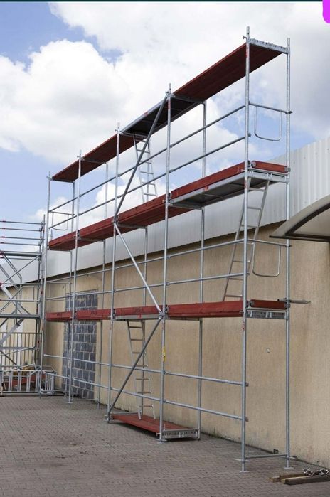 Sprzedaż wynajem rusztowań Plettac,drabin dekarskich młotów osuszaczy