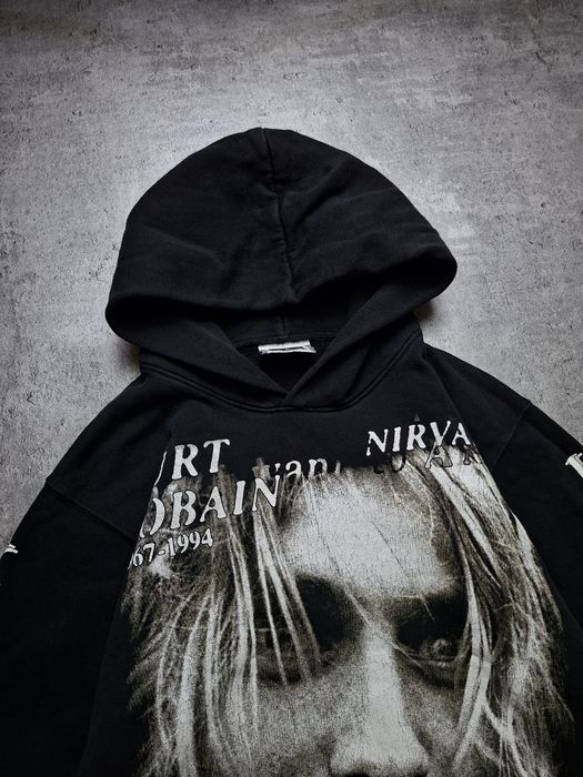 Kurt Cobain Nirvana Bluza z Kapturem Print z Dwóch Stron M