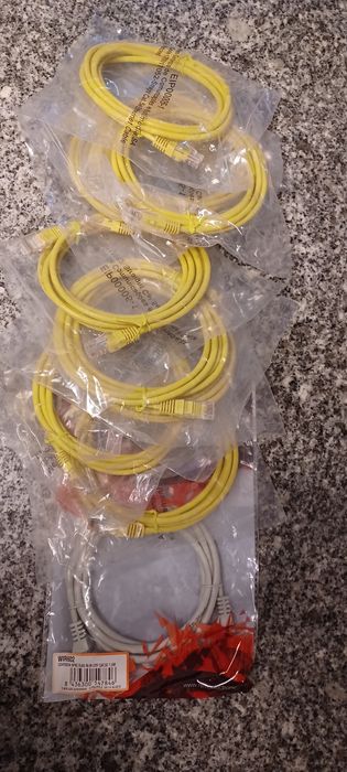 Cabos rede cat 5e 10unidades