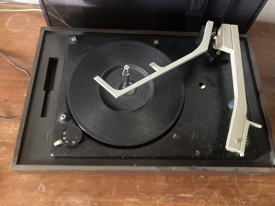 Gira discos - leitor de vinil topp ach-19