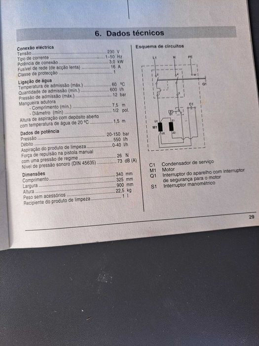 MÁQUINA DE LAVAR KARCHER de alta pressão em ótimo estado