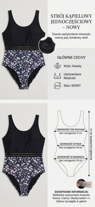 Strój kąpielowy nowy