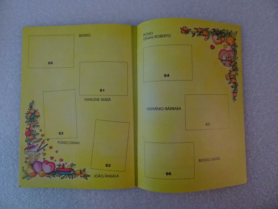 Caderneta de cromos vazia O Salvador da Pátria