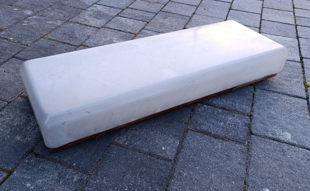 Stara lampa oprawa świetlówkowa PRL