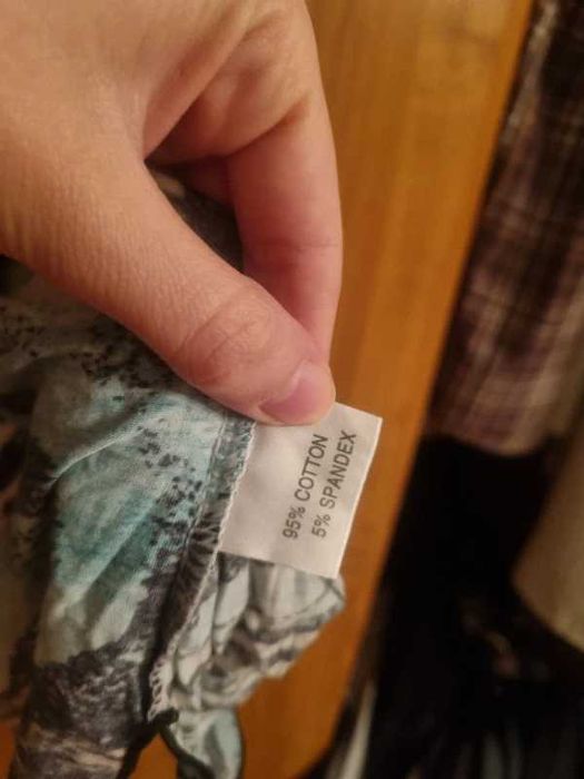 Niebiesko czarna bluzka damska rozmiar XXL