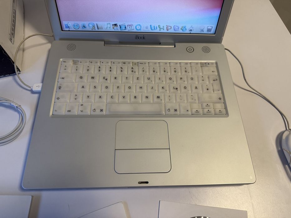 Apple iBook G3 A1007 14 cali Mega komplet!