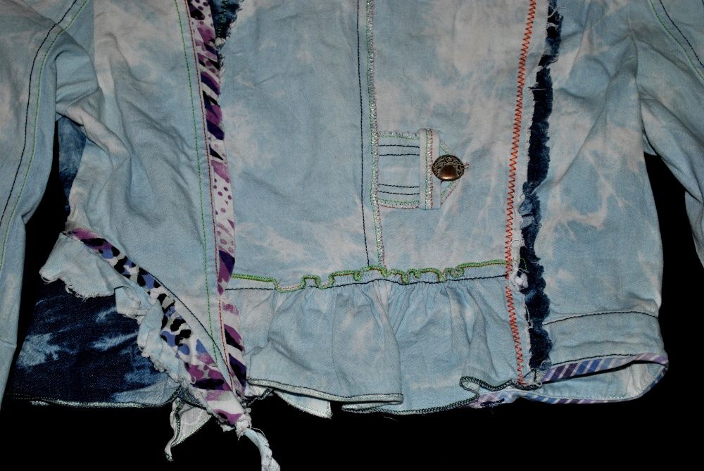 Juju Christine джинсовый жакет XS S эксклюзив оригинальный дизайн desi