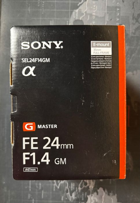 Обʼєктив Sony 24mm/F1.4 GM