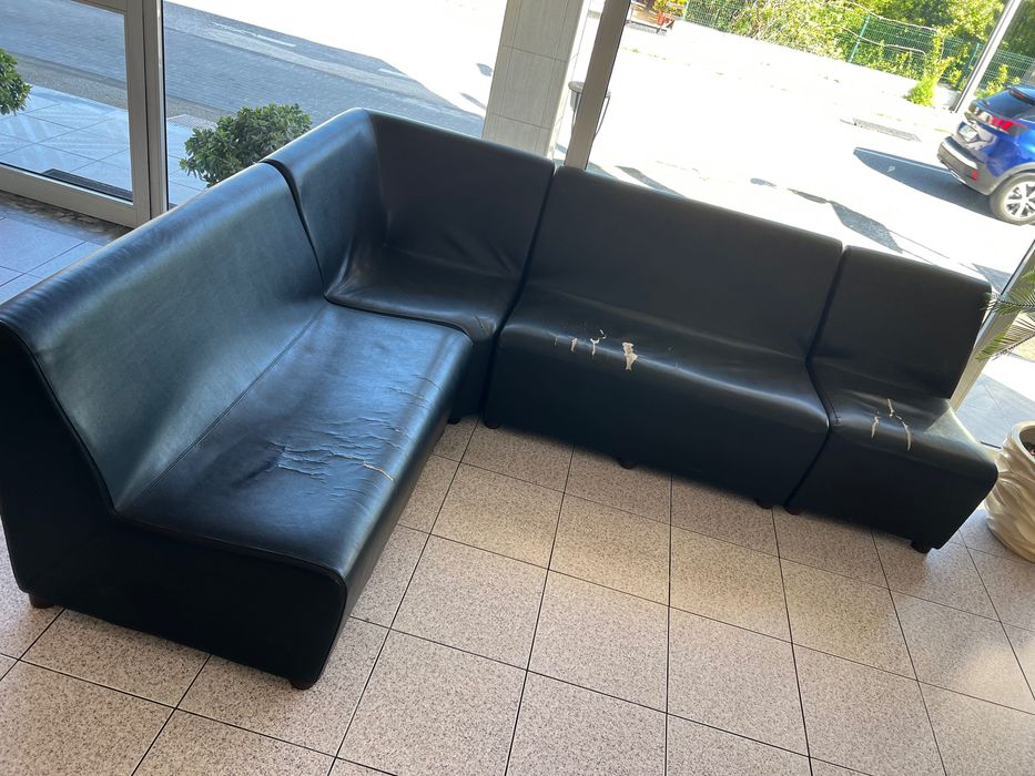 Sofá a precisar de ser encapado