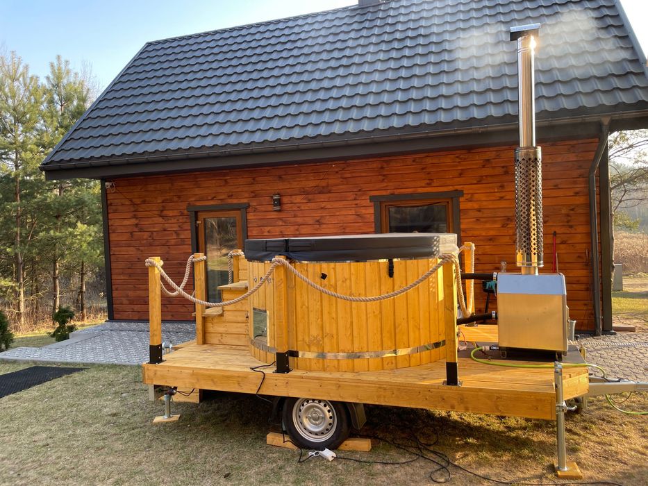 Domek z balią i jacuzzi Krasnobród