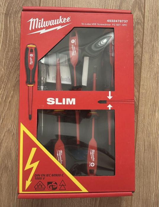 Milwaukee Tri-Lobe VDE Screwdriver zestaw wkretakow elektrycznych
