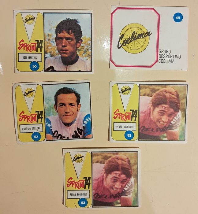 Lotes de cromos ciclistas, colecção Sprint 74
