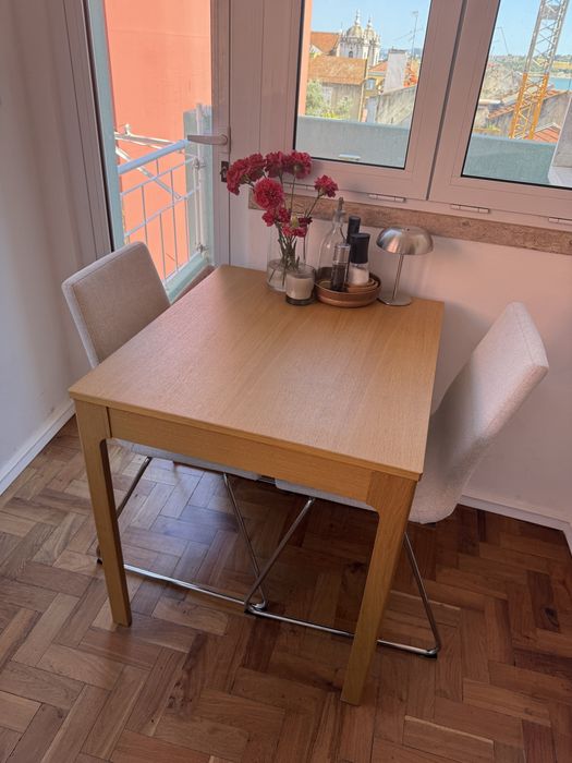 Extendable dining table IKEA 80-120x70 EKEDALEN