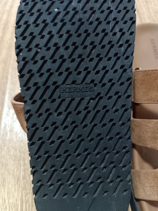 Chypre sandal Hermes Шкіряні сандалі, шльопанці