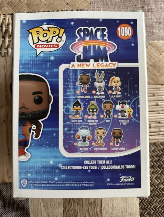 Desporto Funko Pop 1090 Space Jam Lebron James Pop nba basquetebol