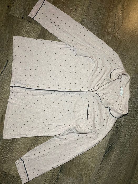 жіноча піжама XL/XXL комплект в горошок сорочка-штани