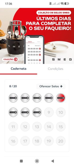 Vendo os últimos 8 selos 8€