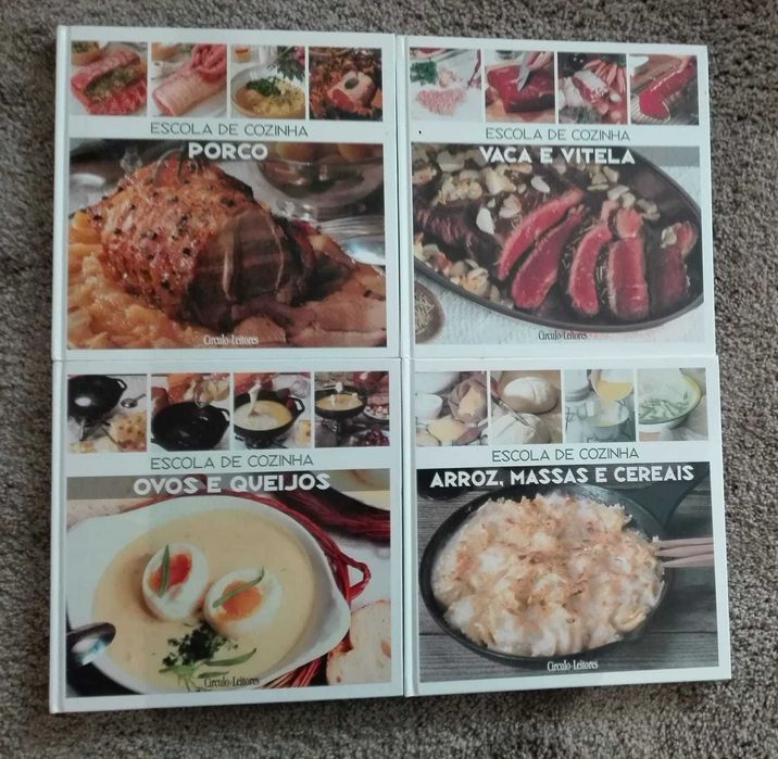 Coleção 10  livros de cozinha - Receitas Círculo de leitores