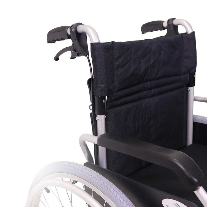 Cadeira de Rodas em Alumínio com Travão de Cuidador YK9063F -SENSICARE