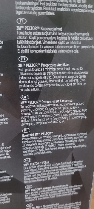 Protetores auditivos 3M PELTOR X3A-NOVO