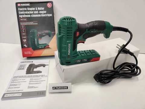 Електричний степлер та цвяхозабивач Parkside Професійний степлер 220в