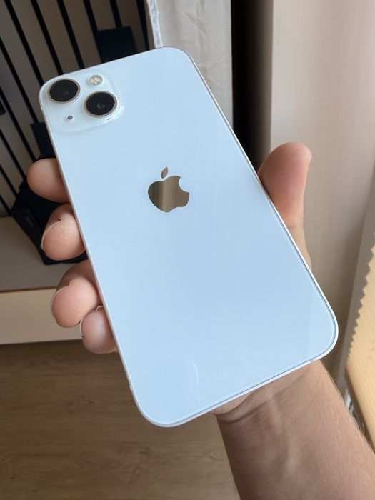 iPhone 13 128GB Biały (Starlight) – Zadbany, Igła Blat + Bogaty Zestaw Akcesoriów!