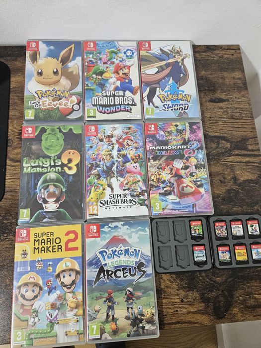 Nintendo Switch +  8 Jogos + Dock