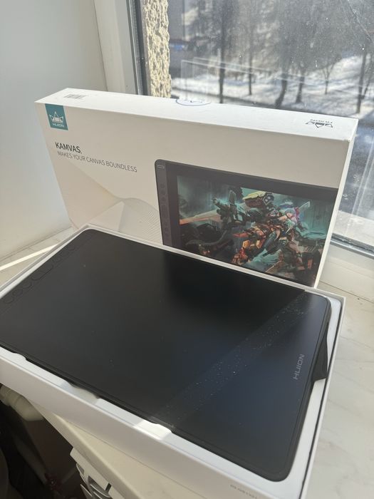 Графічний монітор Huion Kamvas 13+ рукавичка
