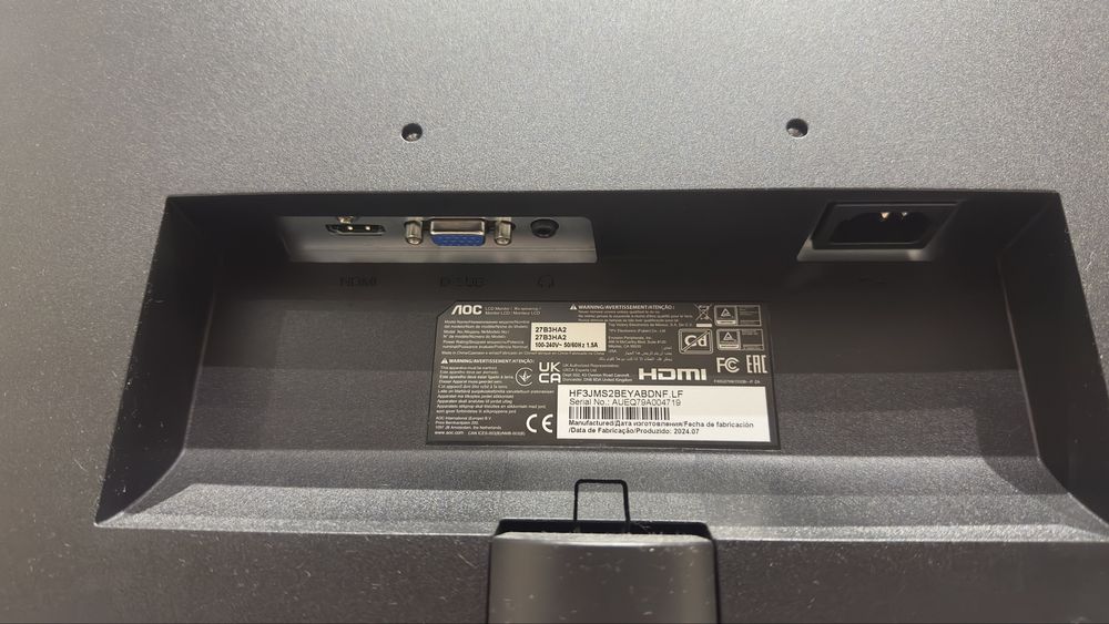 Monitor da AOC NOVO EM FOLHA