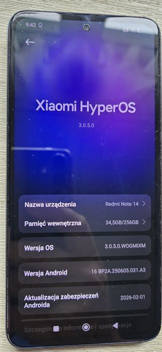 Redmi Note 14. 12/256 GB.