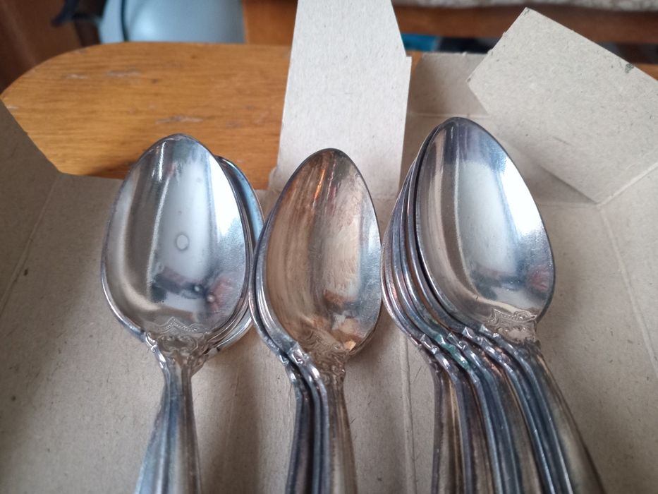 Набор советский мельхиоровый Троянда