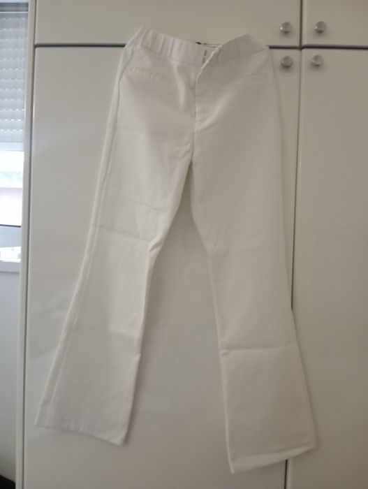 Calças brancas Zara