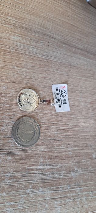 Medalik srebrny  Jan Paweł Il duży