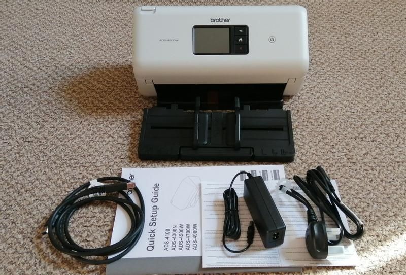 Brother ADS-4500W Scanner de Secretária com Rede Cablada e WiFi