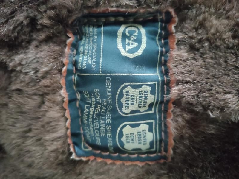 Дублянка натуральне хутро вінтаж c&a шуба