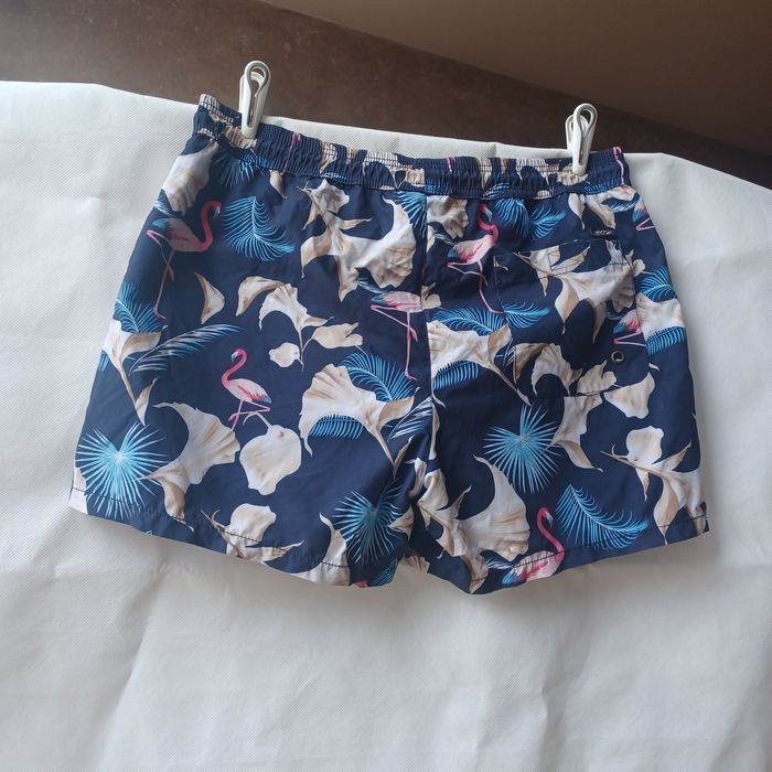 Spodenki szorty plywackie do pływania basen morze flaming