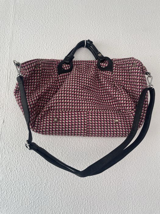 Mala Parfois Rosa Branca e Preto