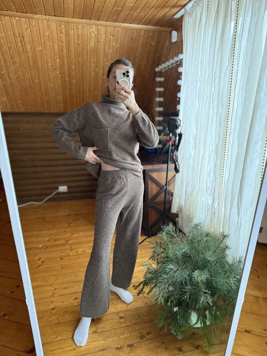 Шерстяний теплий костюм, розмір с